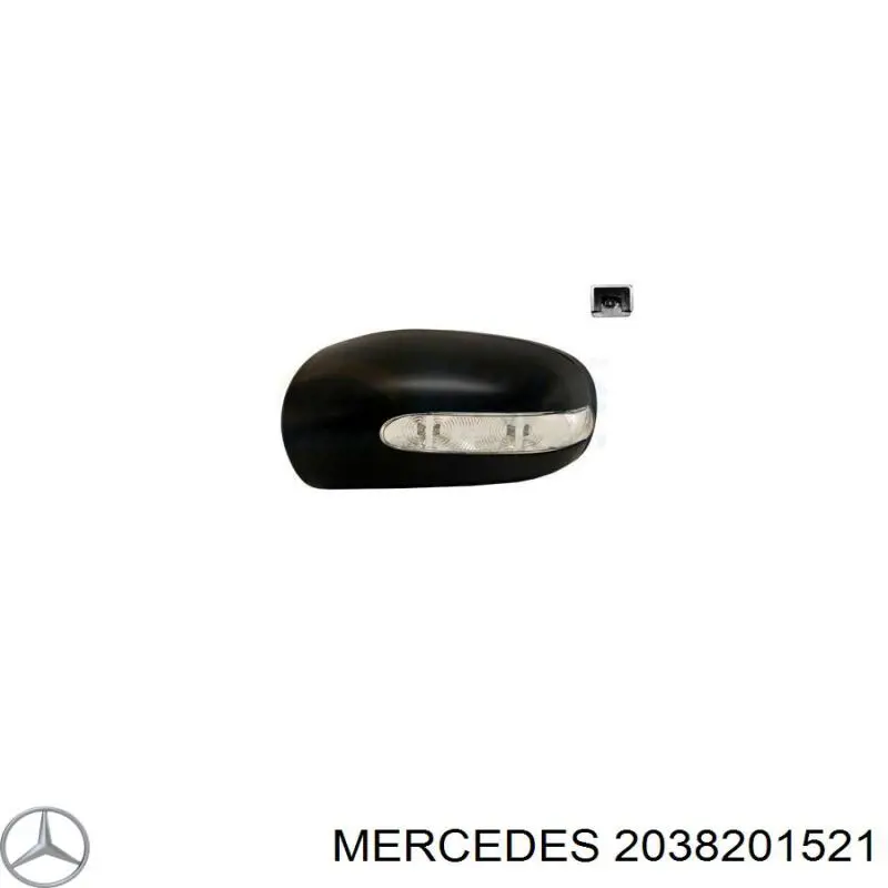 2038201521 Mercedes luz intermitente de retrovisor exterior izquierdo