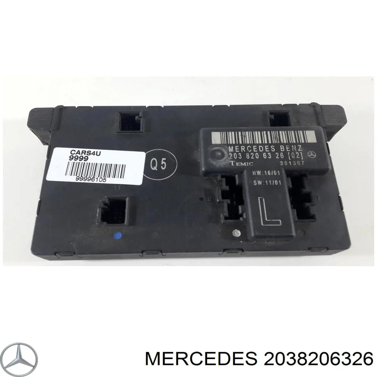 Unidad de confort de la puerta delantera 2038206326 Mercedes