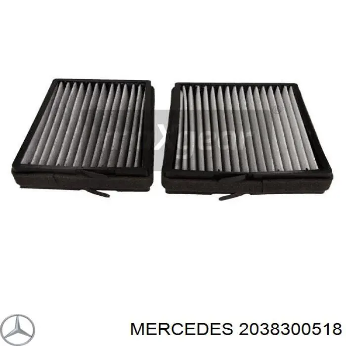 2038300518 Mercedes filtro habitáculo