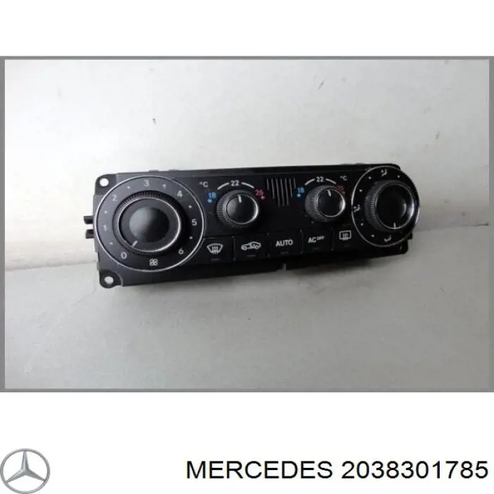 2038303485 Mercedes Unidad de control de la ventilación