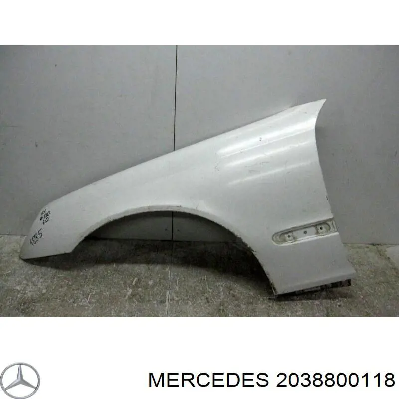 Guardabarros delantero izquierdo para Mercedes C (S203)