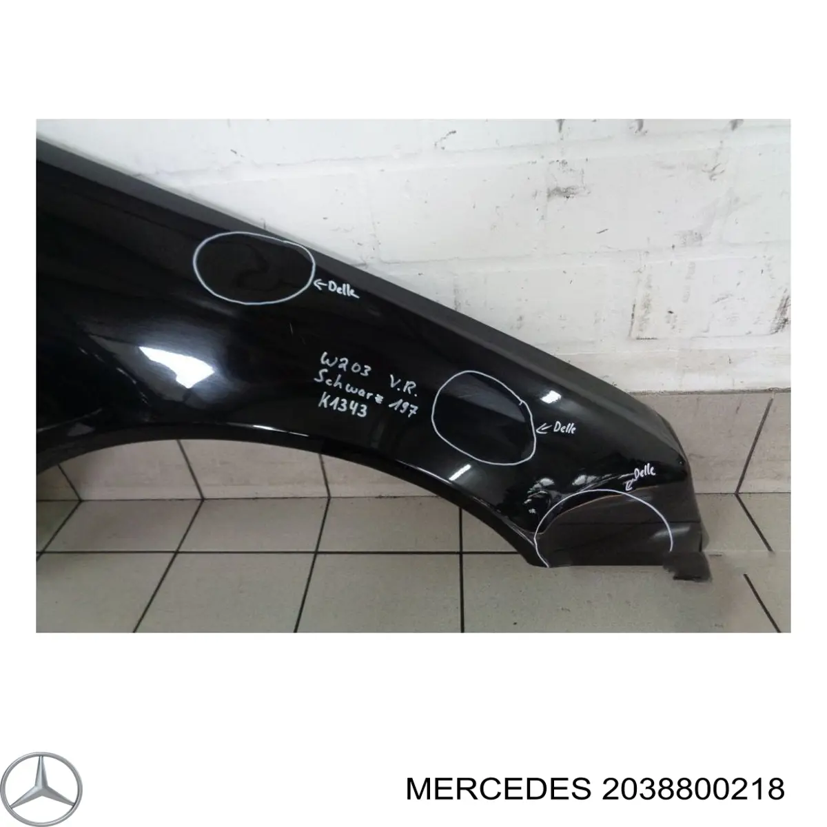 Guardabarros delanteros derecho Mercedes 2038800218 precio, desde 96,75 EUR