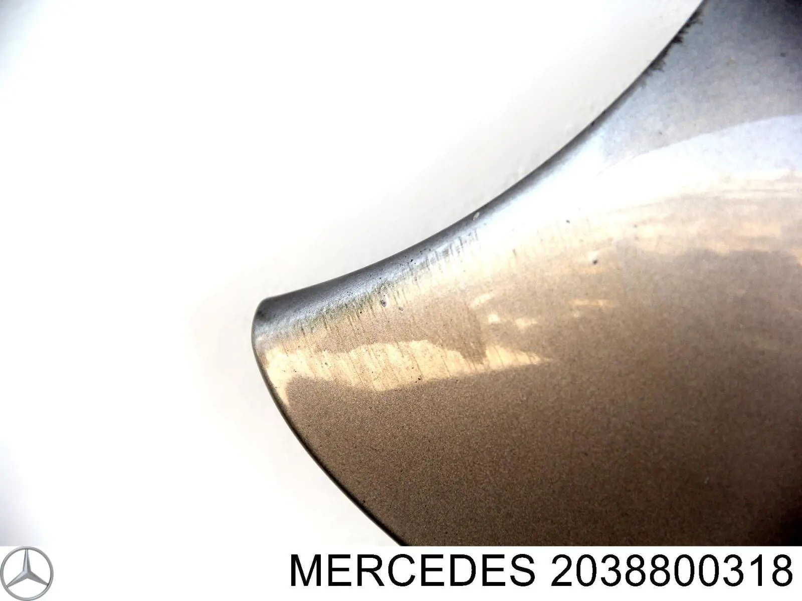 2038800318 Mercedes guardabarros delantero izquierdo
