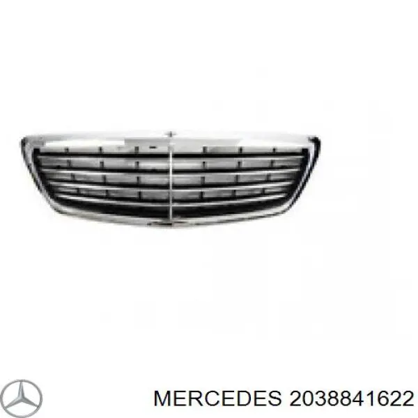 2038841622 Mercedes guardabarros interior, aleta delantera, derecho delantero