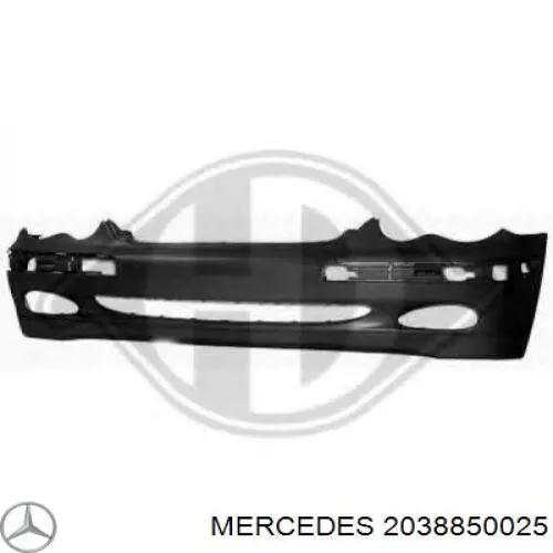 Parachoques delantero Mercedes 2038850025 precio, desde 115,71 EUR
