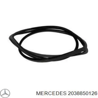 Cobertura de parachoques, enganche de remolque, trasera para Mercedes C (W203)