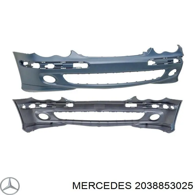 2038853025 Mercedes parachoques delantero