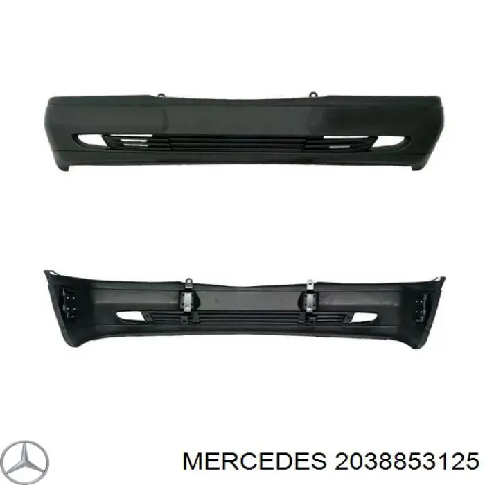 Comprar 2038853125 Mercedes Defensa delantera