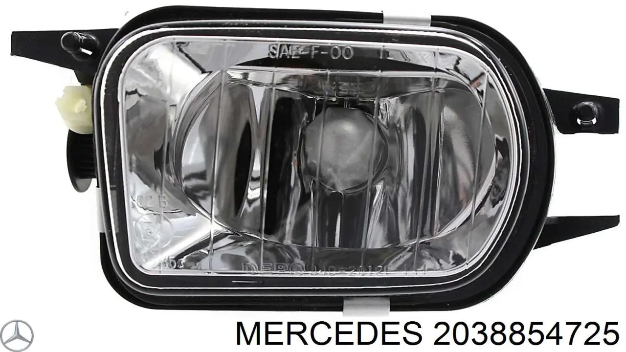 2038854725 Mercedes paragolpes delantero