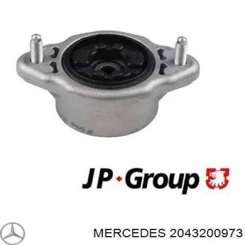 2043200973 Mercedes soporte amortiguador trasero