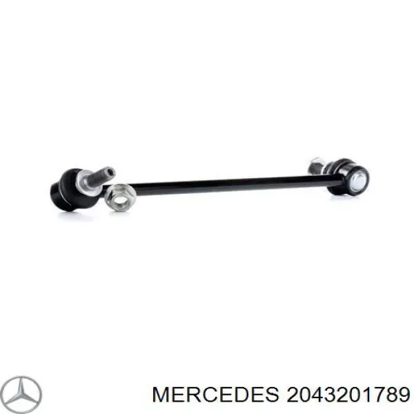 2043201789 Mercedes barra estabilizadora delantera izquierda