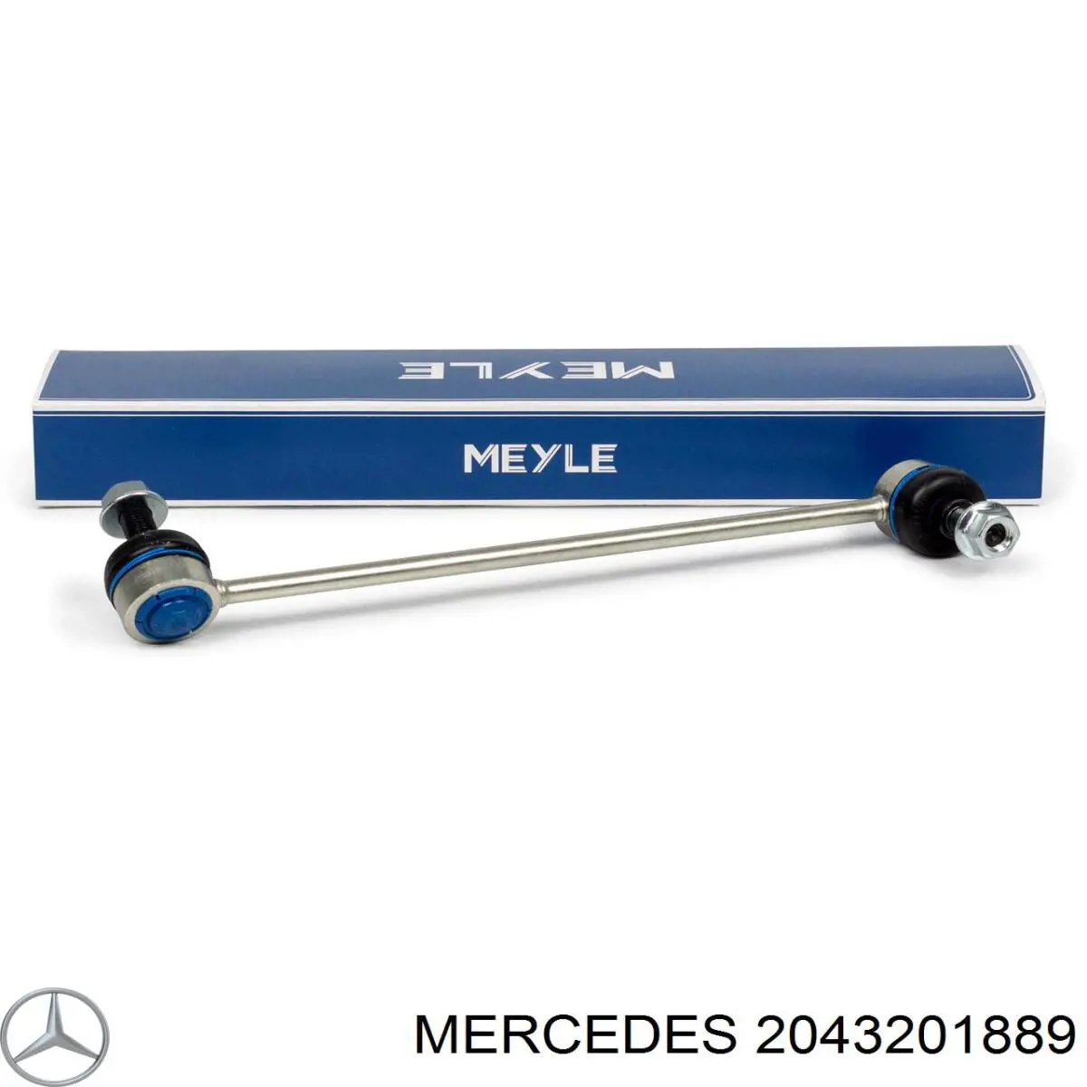 2043201889 Mercedes barra estabilizadora delantera derecha