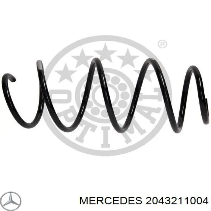 2043211004 Mercedes muelle de suspensión eje delantero