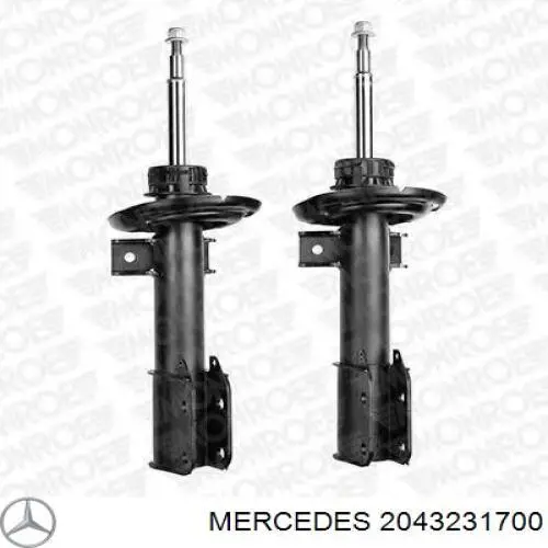 2043231700 Mercedes amortiguador delantero