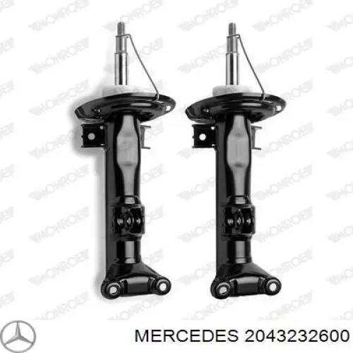 2043232600 Mercedes amortiguador delantero