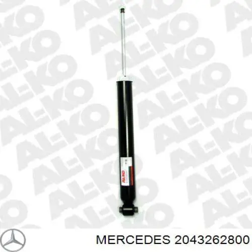 2043262800 Mercedes amortiguador trasero