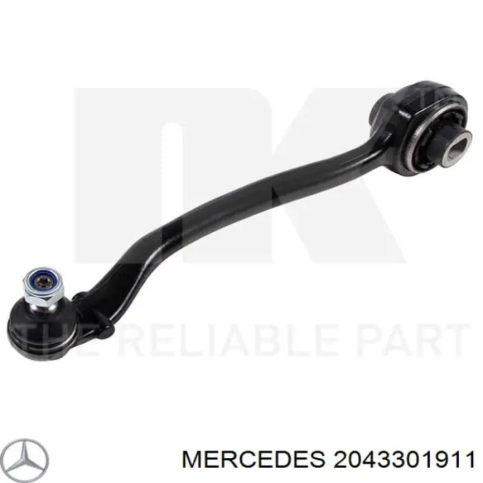 2043301911 Mercedes Brazo inferior izquierdo de la suspensión delantera
