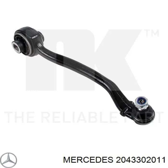 2043302011 Mercedes barra oscilante, suspensión de ruedas delantera, inferior derecha