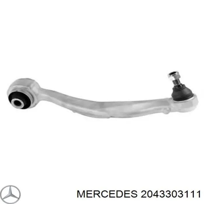 2043303111 Mercedes barra oscilante, suspensión de ruedas delantera, inferior izquierda