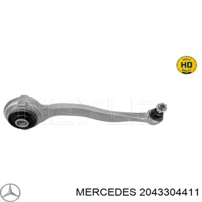 Brazo superior derecho de la suspensión delantera 2043304411 Mercedes