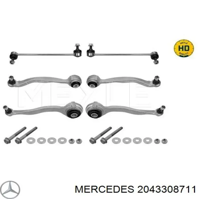 Comprar 2043308711 Mercedes Barra oscilante, suspensión de ruedas delantera, superior izquierda
