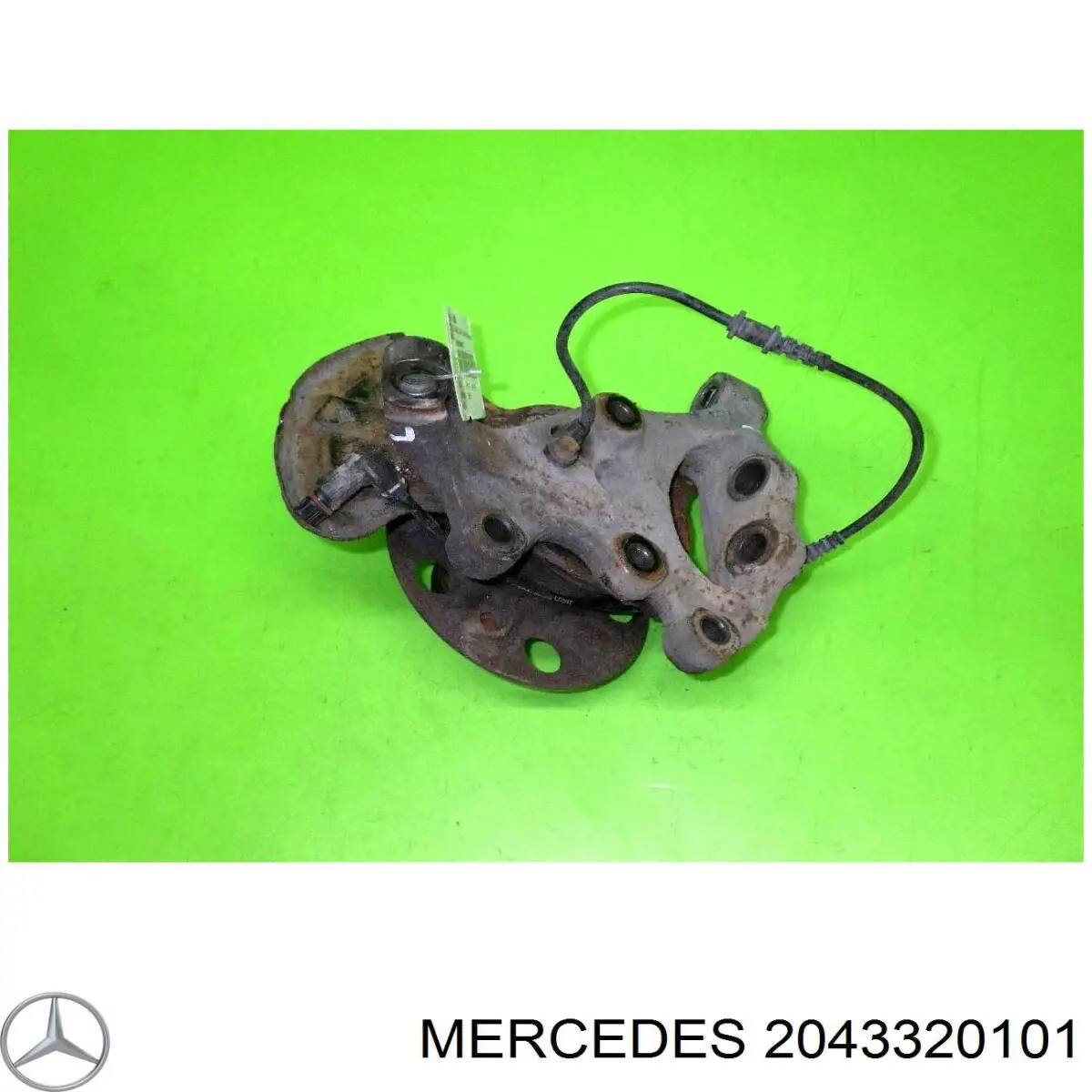 2043320101 Mercedes muñón del eje, suspensión de rueda, delantero izquierdo