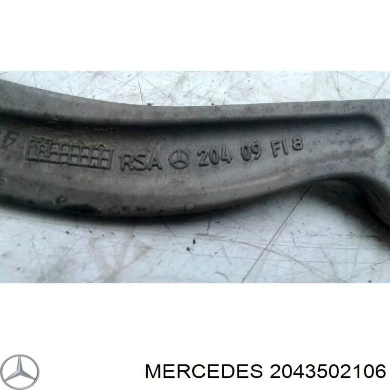2043502106 Mercedes brazo suspension trasero superior izquierdo