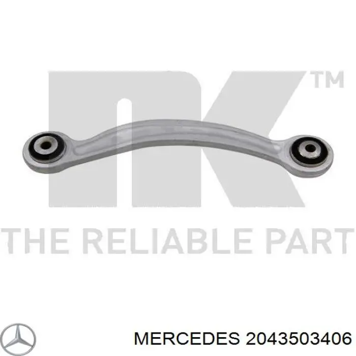 2043503406 Mercedes brazo suspension trasero superior derecho