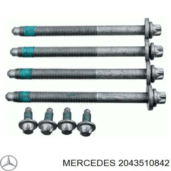 2043510842 Mercedes suspensión, cuerpo del eje trasero