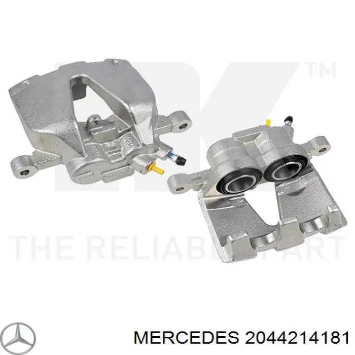 A204421418180 Mercedes pinza de freno delantera izquierda