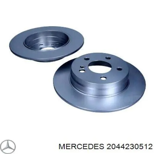 2044230512 Mercedes disco de freno trasero