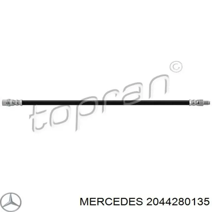 2044280135 Mercedes latiguillo de freno delantero