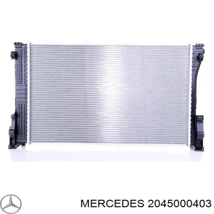 2045000403 Mercedes radiador refrigeración del motor