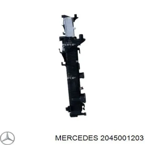 2045001203 Mercedes radiador refrigeración del motor