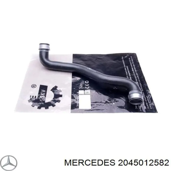 2045012582 Mercedes tubería de radiador arriba
