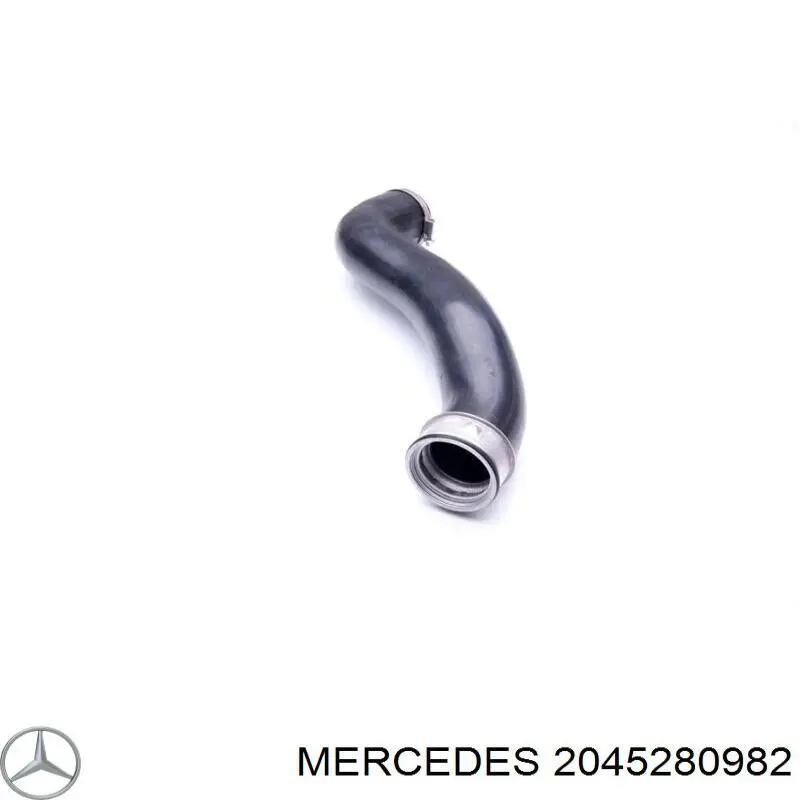 2045280982 Mercedes tubo flexible de aire de sobrealimentación izquierdo