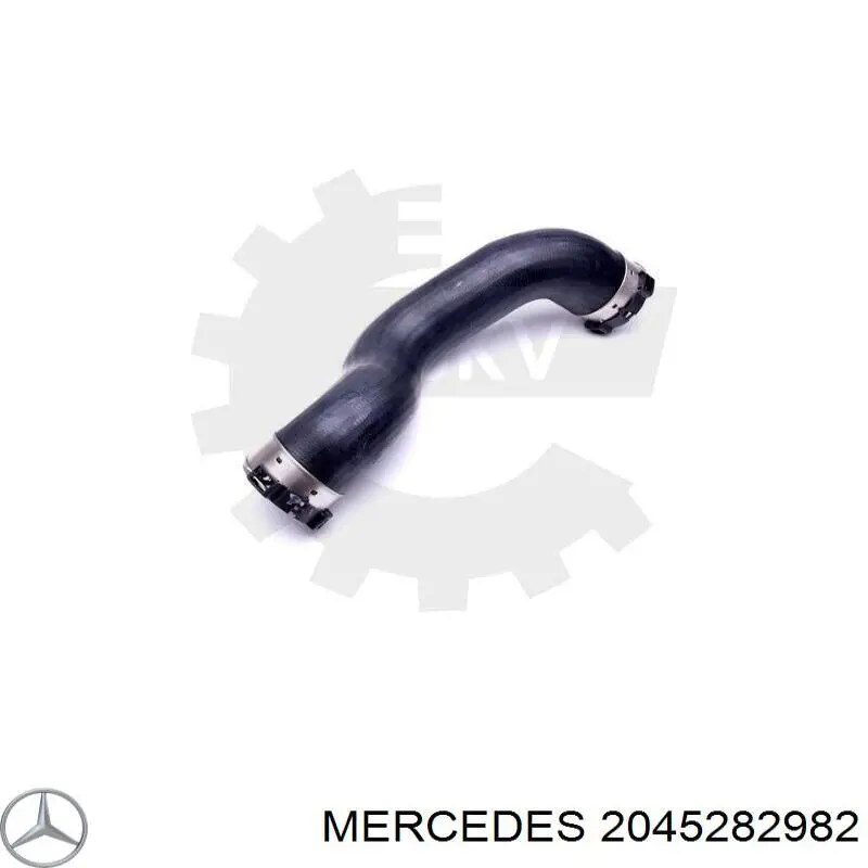 2045282982 Mercedes tubo flexible de aire de sobrealimentación izquierdo