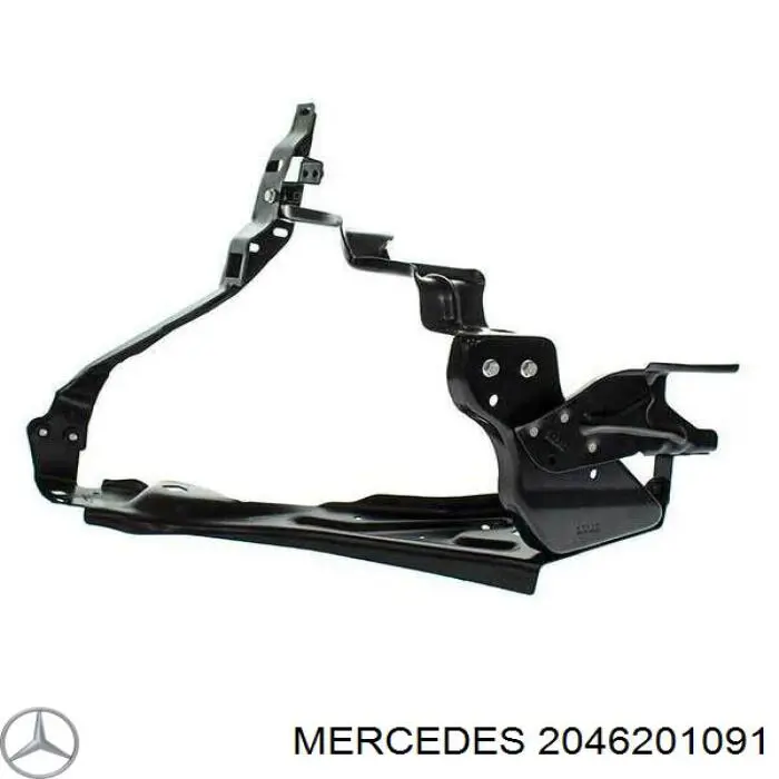 Soporte de radiador derecha para Mercedes C (W204)