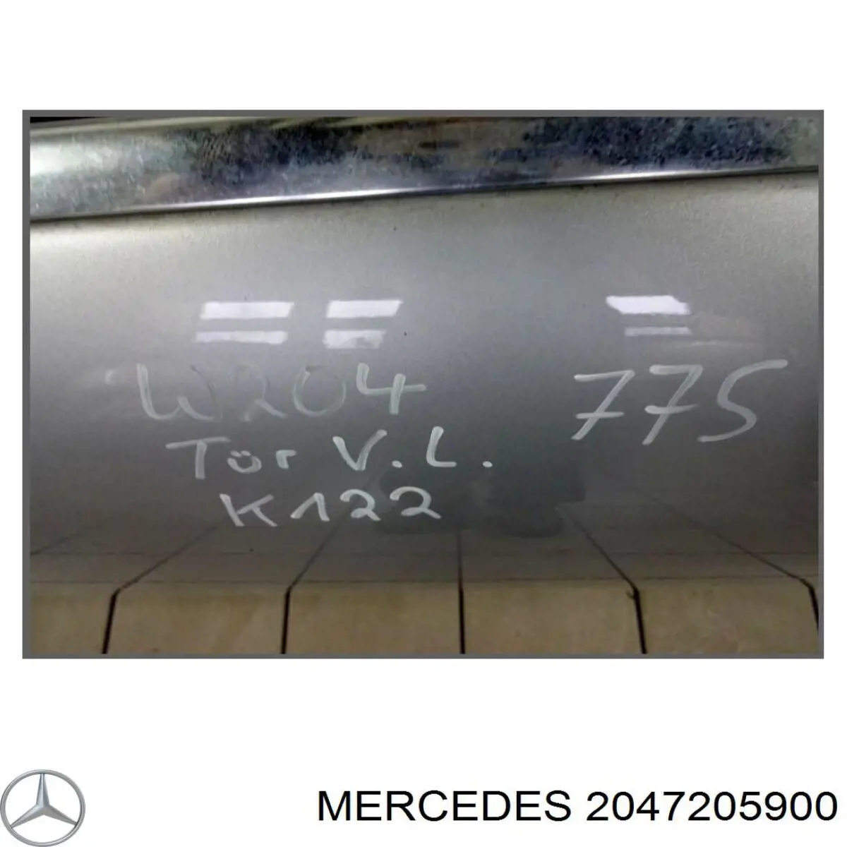 Puerta del conductor Mercedes 204720590064