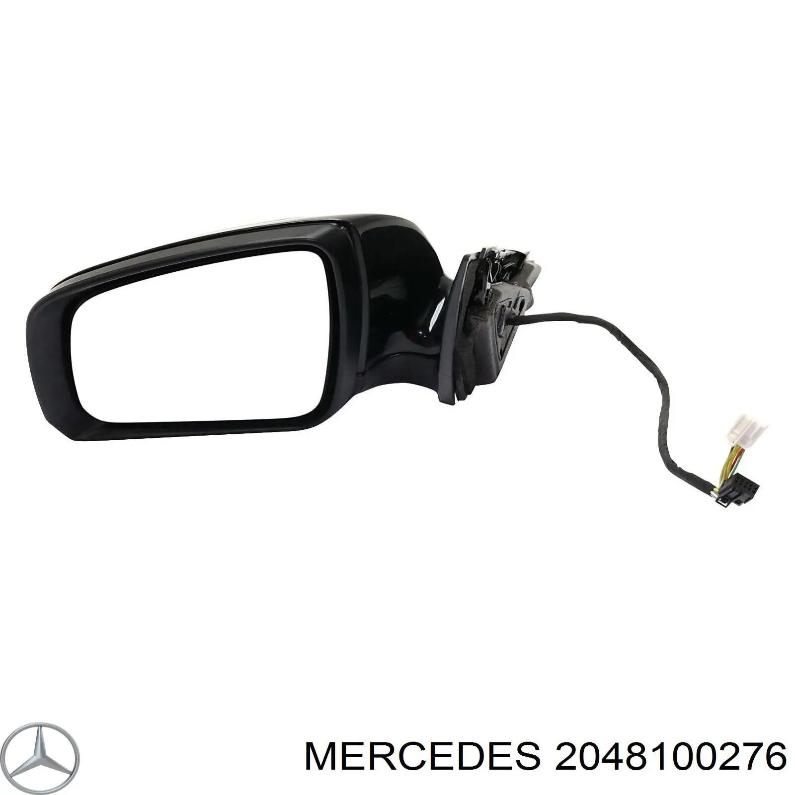 2048100276 Mercedes espejo retrovisor derecho