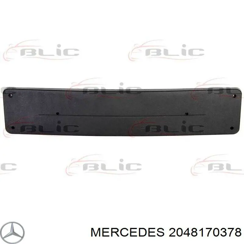 2048170378 Mercedes soporte de matricula delantera