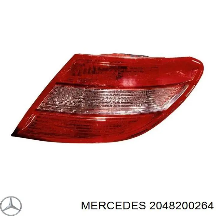 2048200264 Mercedes piloto posterior derecho