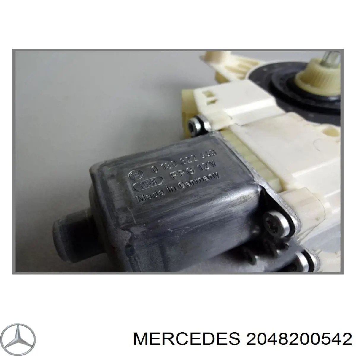2048200542 Mercedes motor eléctrico, elevalunas, puerta trasera izquierda