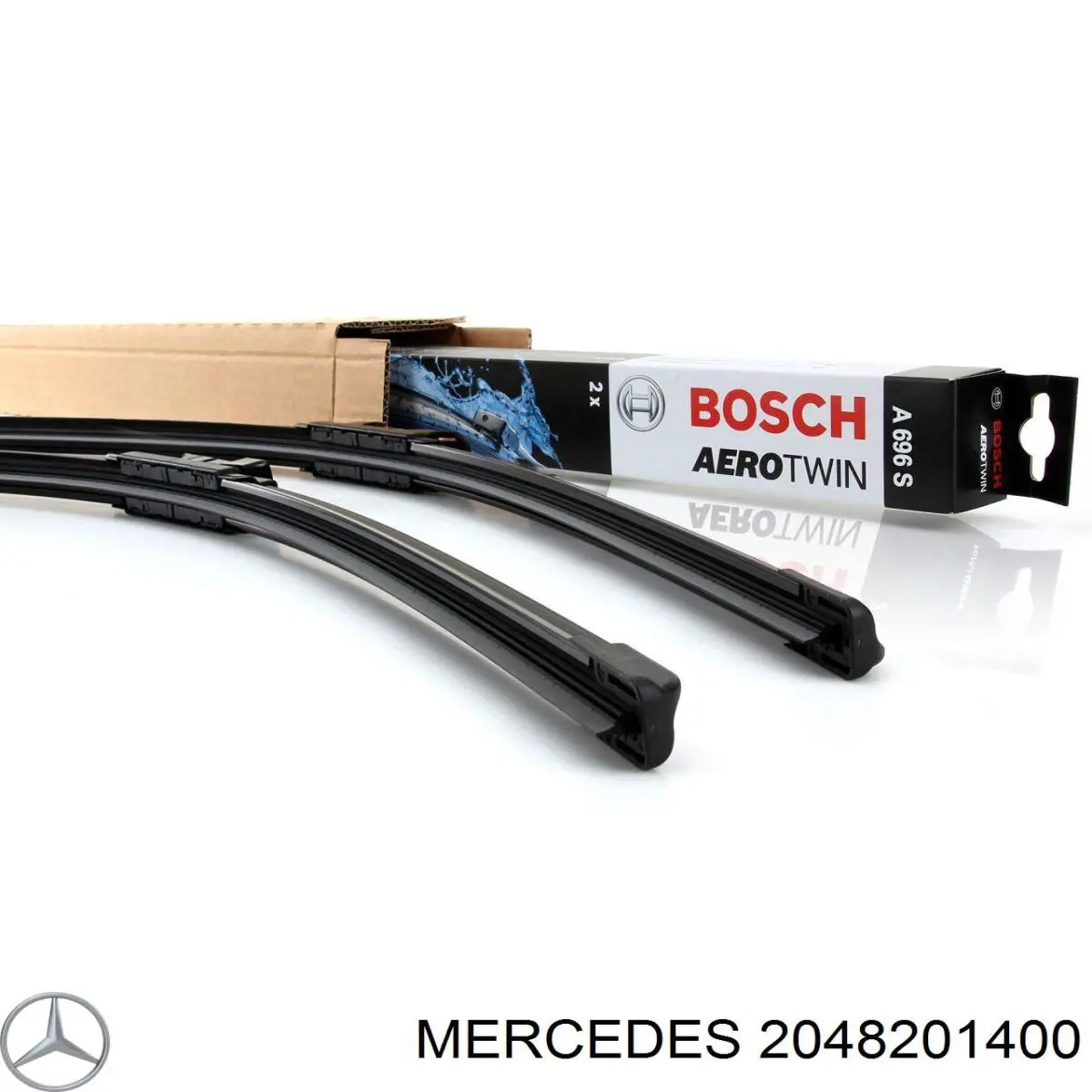 Limpiaparabrisas delanteras 2048201400 Mercedes
