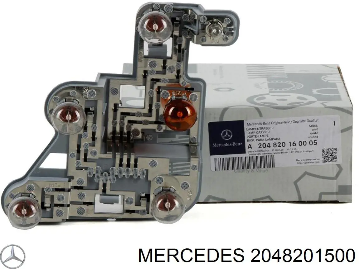 Comprar A2048200177 Mercedes Placa de contacto de luz trasera