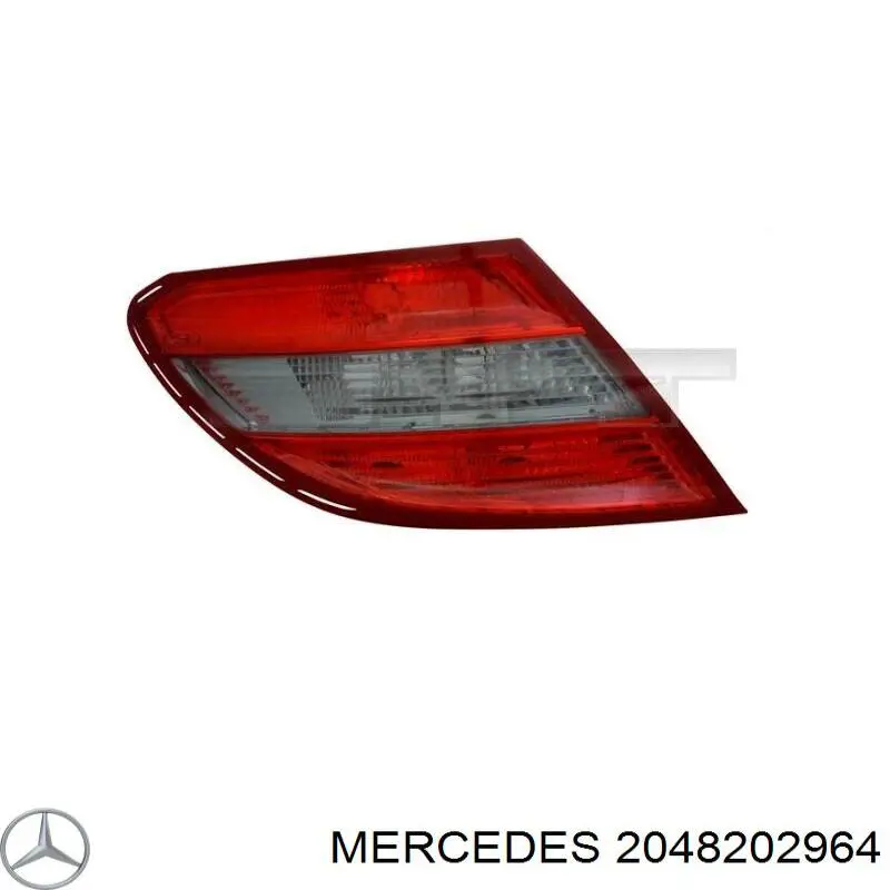 2048202964 Mercedes piloto posterior izquierdo