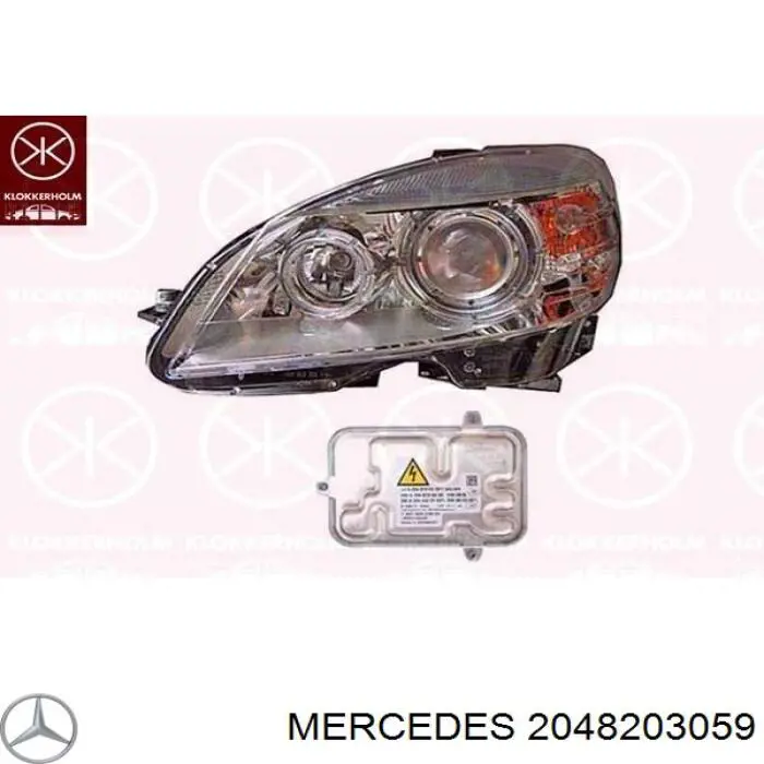 2048203059 Mercedes faro derecho