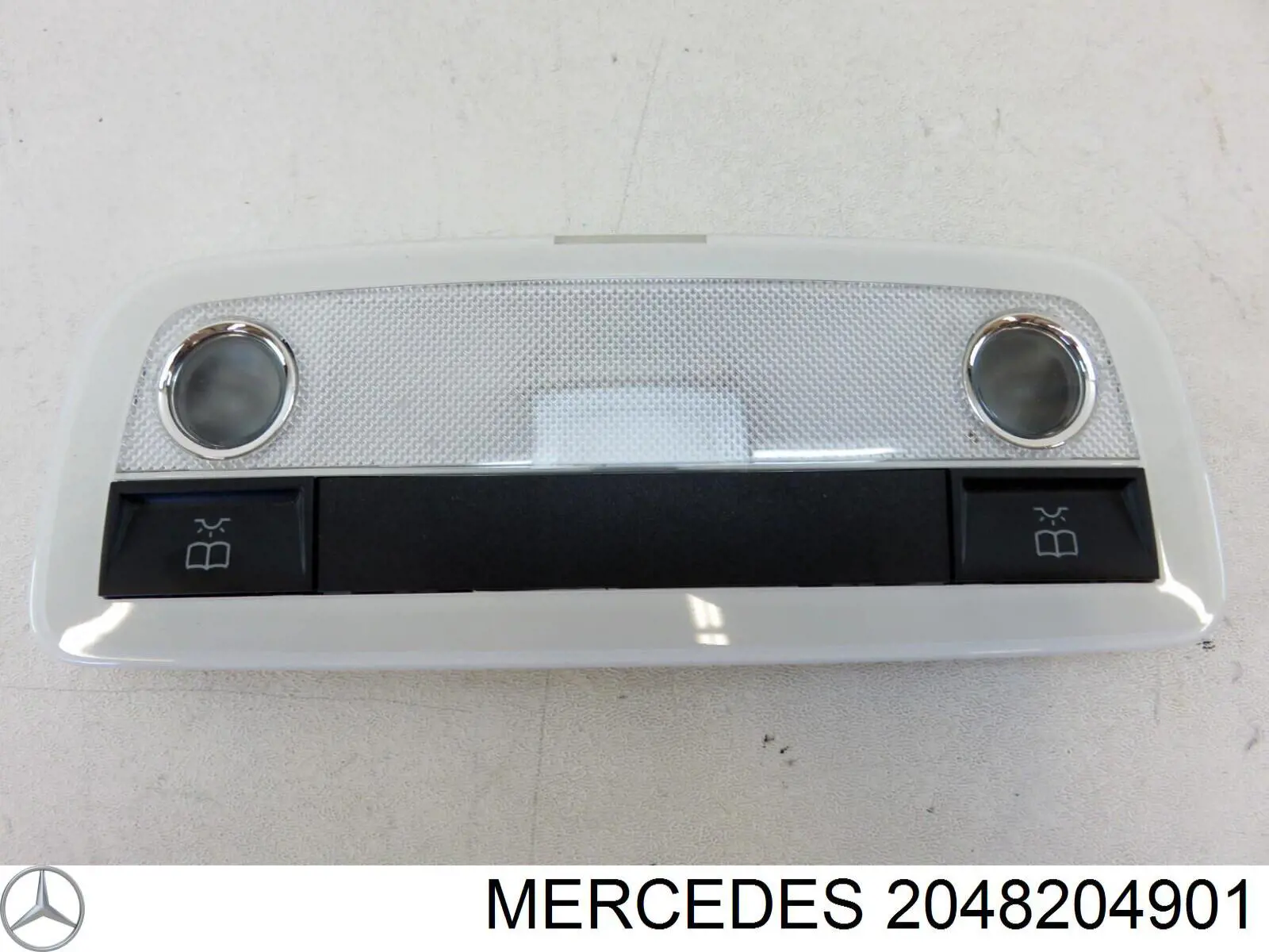 2048204901 Mercedes luz interior (cabina trasera)