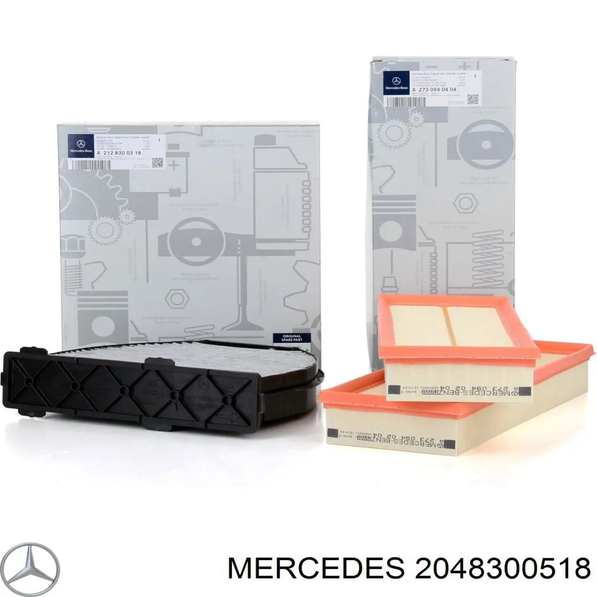 2048300518 Mercedes filtro habitáculo