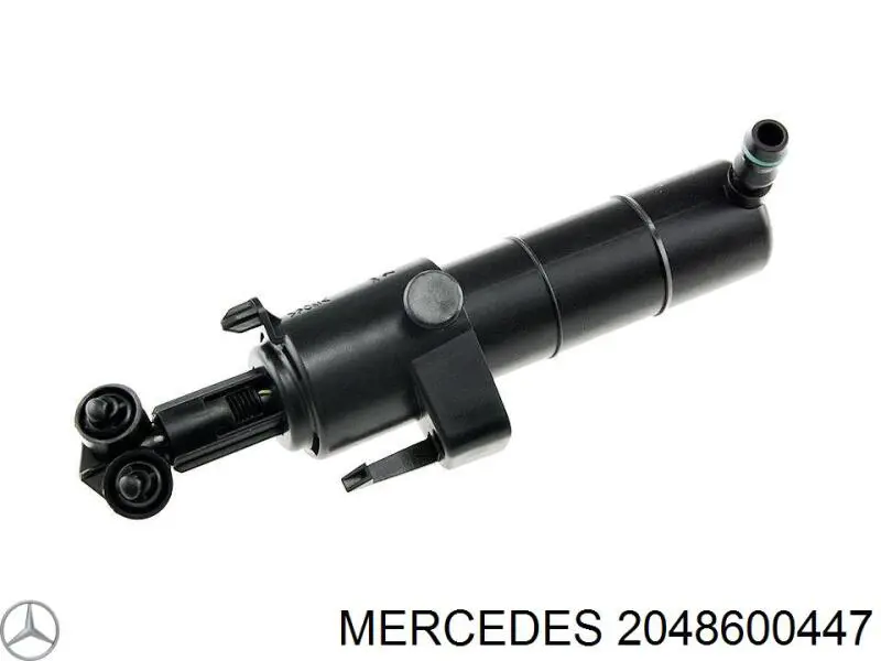 2048600447 Mercedes tobera de agua regadora, lavado de faros, delantera derecha